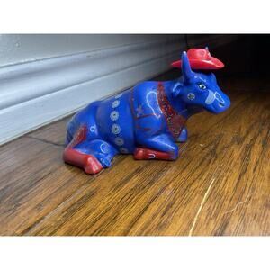 Vintage Cow Parade Y2K Collectible even Cowgirls Get The Blues Retired 9180‎